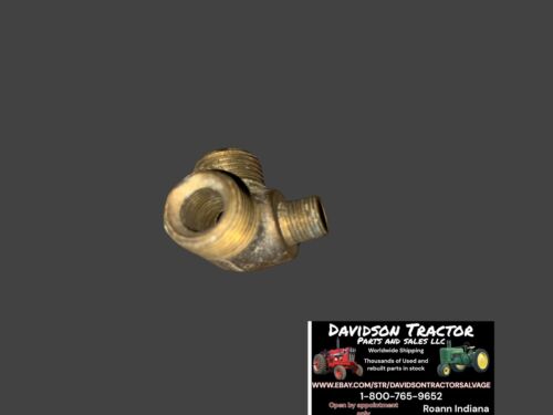 B264R John Deere B BR BO Side Outlet Oil Indicator & Camshaft Oil Pipe Elbow USA
