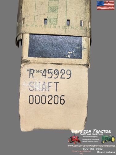 Genuine John Deere R45929 New Old Stock Pedal Shaft