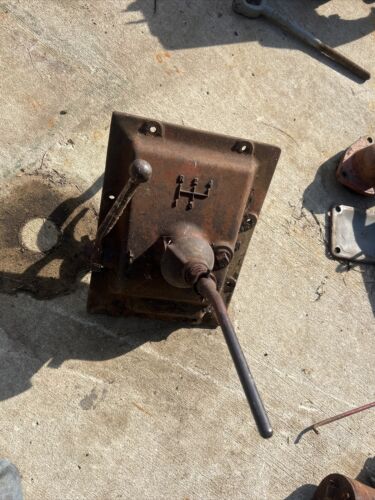 International Farmall 444 IH tractor Original transmission cover panel W/shifter