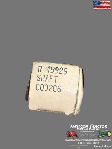 Genuine John Deere R45929 New Old Stock Pedal Shaft