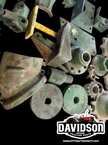 Large John Deere Implement Parts Lot New Old Stock Sprockets Spindles Pulleys