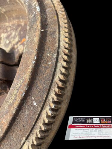 John Deere A JD Tractor Electric start flywheel A2615R w/ starter ring gear