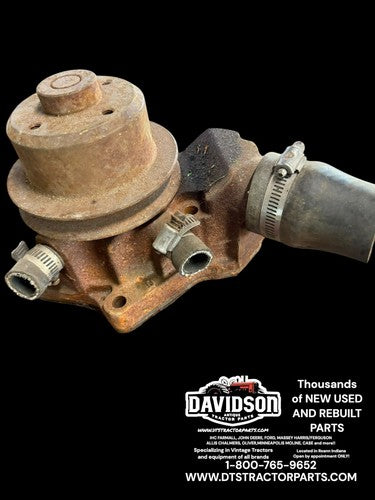 Good Used R55758 Water Pump w Pulley Fits John Deere 820 830 1020 1520 1530 2020