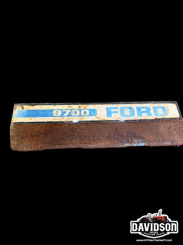 Ford 9700 Left Hand Hood Panel Wall Hanger Rat Rod  Antique Tractor
