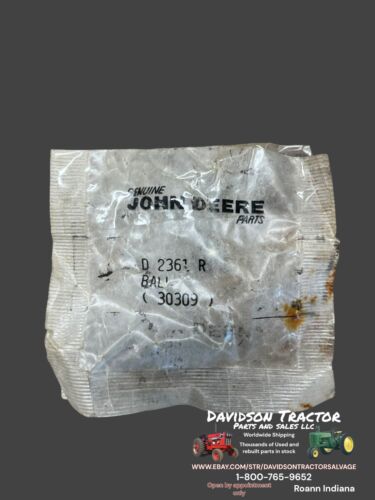John Deere D New Old Stock Shifter Detent Ball D2361R