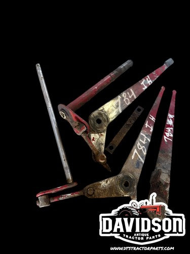 International 784 Hydraulic Handle Linkage Set Antique Tractor
