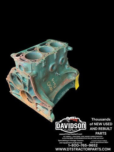 Ford 4000 3 Cyl Diesel Engine Block DONN6015L Good Bare Block Antique Tractor