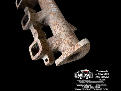 International Farmall 1468 Right Exhaust Manifold Antique Tractor V8