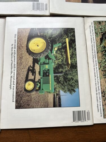 John Deere 2 Cylinder And Green Magazine Lot 9 Books For One Money! 1999-2003