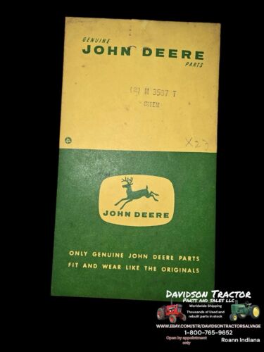 M3587T Genuine John Deere Shim Set New Old Stock