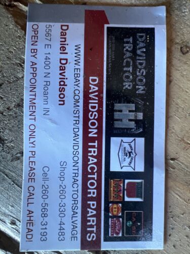 Farmall C IH tractor ORIGINAL cultivator mounting brackets bracket braces