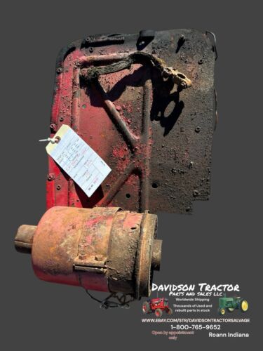 International B-414 Air Cleaner With Bracket Antique Tractor