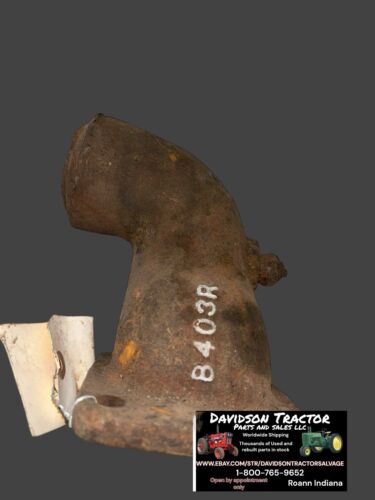 John Deere B403R Water Pipe Casting Neck Antique Tractor  1938 B