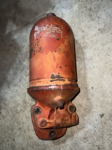 McCormick WD9 Diesel Oil Filter Canister Antique Tractor