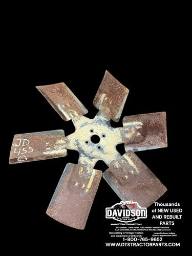 John Deere 455 G Fan Blade Assembly Antique Tractor Crawler Dozer
