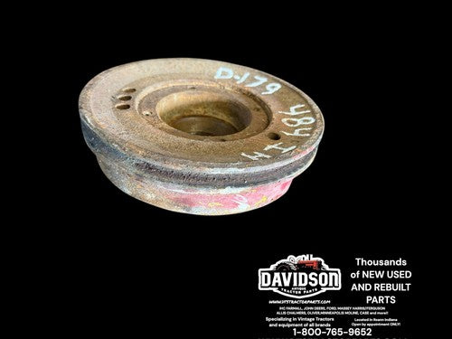 International 484 D-179 Pulley-front Crankshaft 1808484C1 Antique Tractor