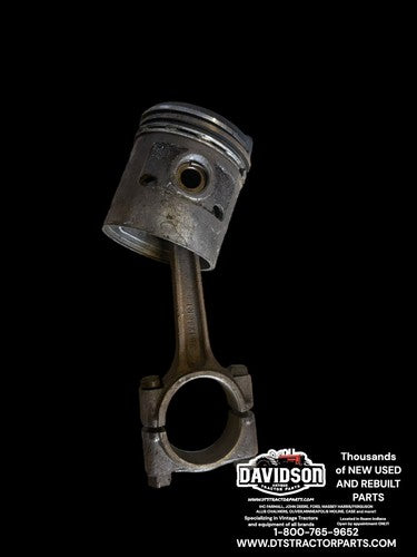 IHC Farmall Cub STD Dome Piston W/connecting Rod Antique Tractor