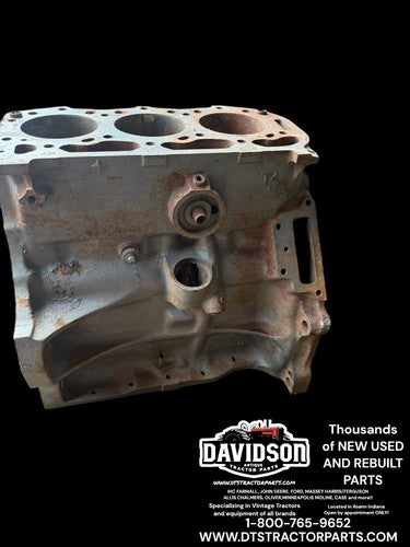Ford 4000 3 Cyl Diesel Engine Block DONN6015J Good Bare Block Antique Tractor