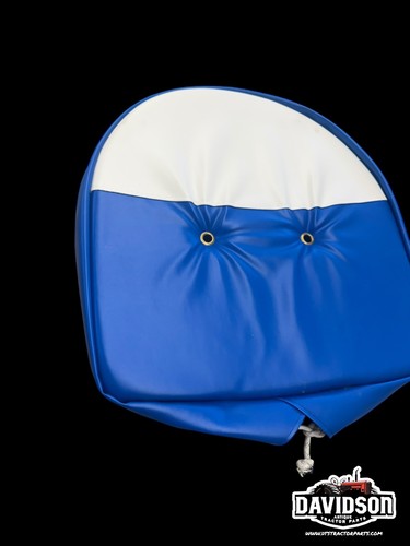 Blue And White Ford Tractor Seat Cover Cushion
