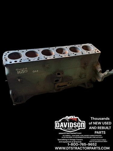 1965 Oliver 1650 Gas Tractor Engine Block 159004A