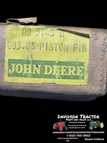 New Old Stock B John Deere B2235R AB3748R .003 Oversize Piston Wrist Pins
