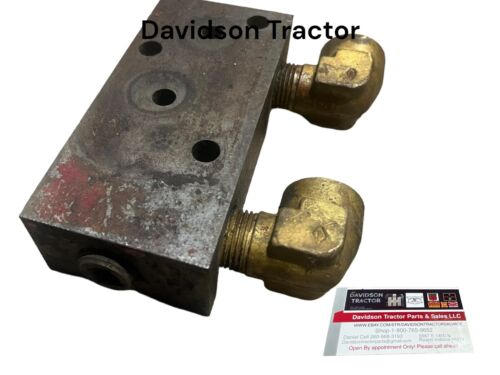 Farmall Hydraulic Block Antique Tractor