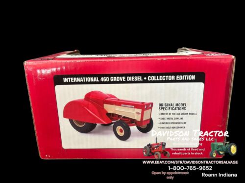 ERTL CASE IH INTERNATIONAL 460 GROVE DIESEL COLLECTOR EDITION 1/16 SCALE NIB