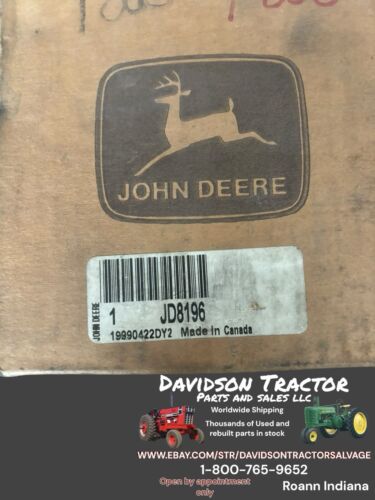 Genuine John Deere JD8196 New Old Stock Bearing