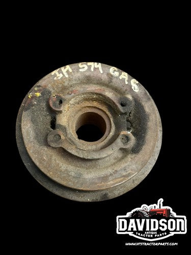 International 574 Gas C-157 Crankshaft Pulley Antique Tractor