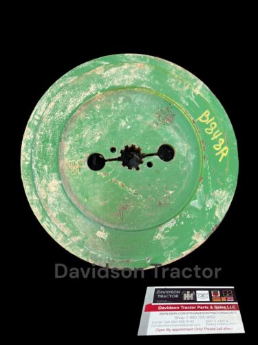1939 John Deere B tractor good JD hand start flywheel  B1848R Antique Tractor