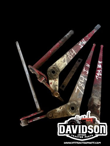International 784 Hydraulic Handle Linkage Set Antique Tractor