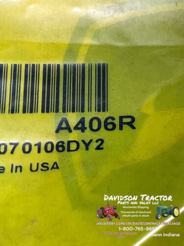 Gasket NOS OEM A406R for JD - A & 60 Tractors