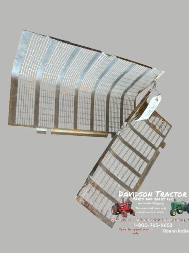 New Grill Screen Pair Fits John Deere B & H Tractors B1420R