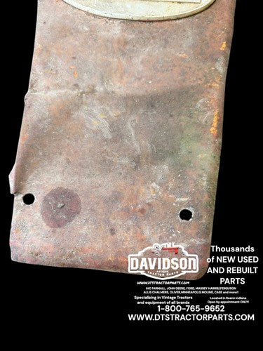 IHC Farmall 340 UTILITY DIESEL Radiator Side Cover Hood Panel W/emblem RARE