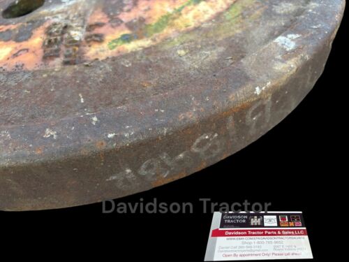 1939 John Deere B tractor good JD hand start flywheel  B1848R Antique Tractor
