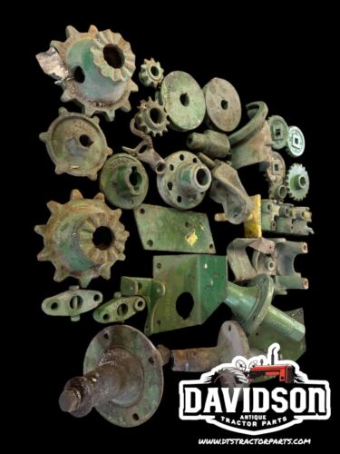 Large John Deere Implement Parts Lot New Old Stock Sprockets Spindles Pulleys