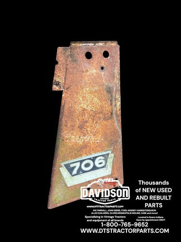 Farmall 706 Tractor front IH Right radiator hood side panel Antique Tractor