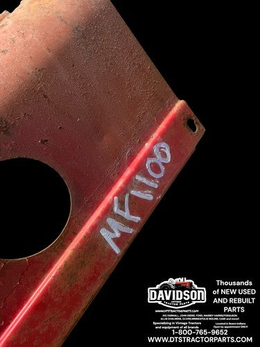 1100 Massey Ferguson Left Hand Hood Engine Cover Antique Tractor