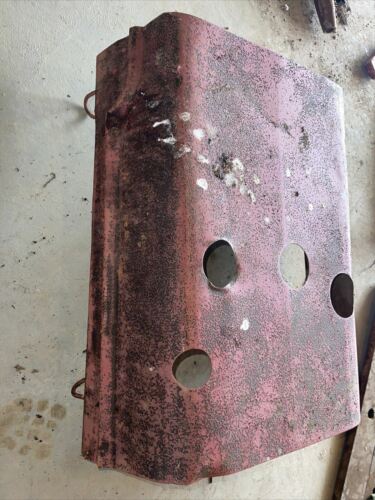 Farmall C Super SC tractor Original IH engine motor hood cover panel Early