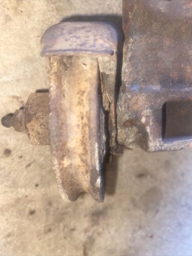 Farmall F20 Tractor front left mounting bracket & pulley for cultivator