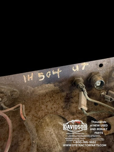 International Farmall 504 IH Utility tractor dash panel w/ tachometer & gauges