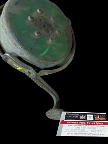 Unstyled John Deere B tractor JD left brake assembly with pedal B218R