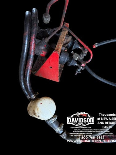 IH International 674 Brake Master Cylinders W/bracket Antique Tractor