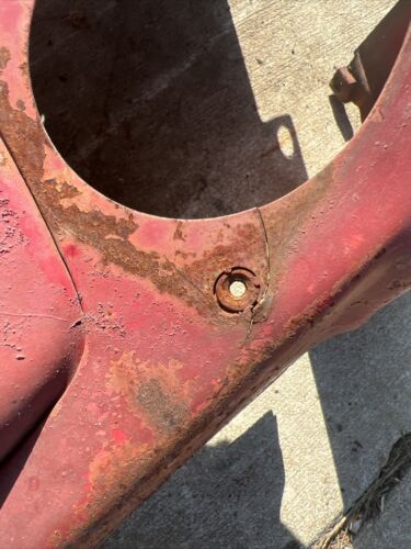 Farmall 300 RC Tractor IH dash cowling valve cover tachometer cover & light post