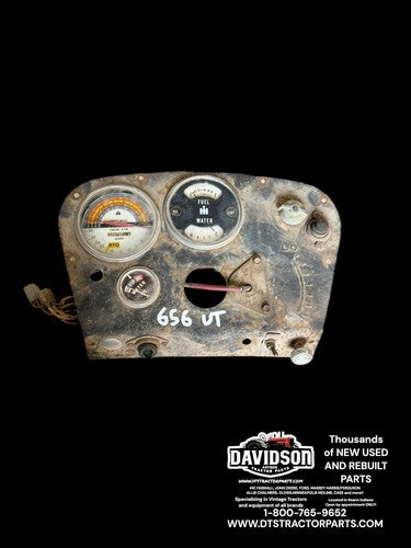 1968 International IH 656 Utility Tractor Dash Instrument Panel