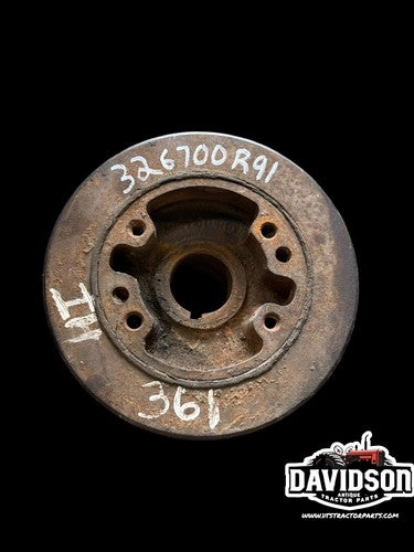 International 361 407 1026 1256 1456 856 Front Crankshaft Pulley Antique Tractor