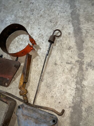 Allis Chalmers B C miscellaneous Parts lot Brackets And More