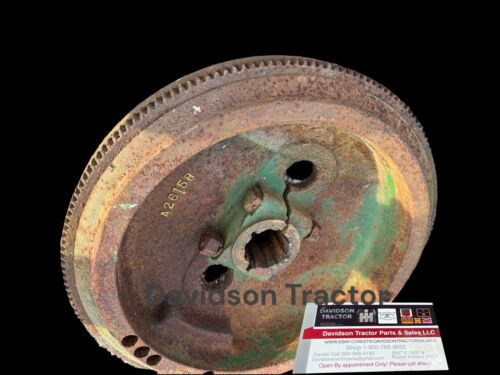 John Deere A JD Tractor Electric start flywheel A2615R w/ starter ring gear