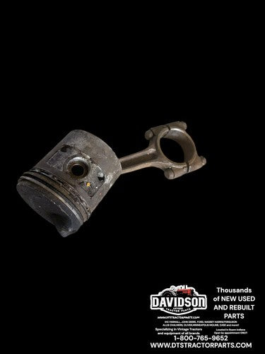 IHC Farmall Cub STD Dome Piston W/connecting Rod Antique Tractor