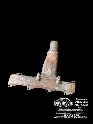 International 684 Exhaust Manifold W/Elbow Antique Tractor 3136668R1 3136066R1